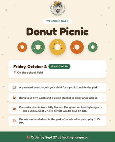 QES Donut Picnic